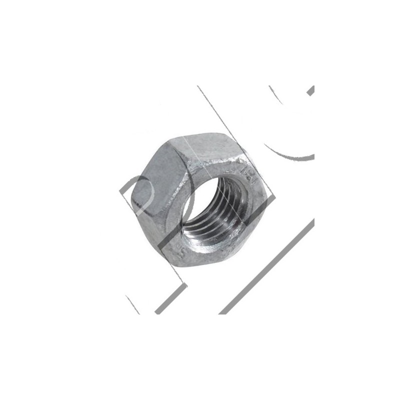 M6x1 screw nut, galvanized