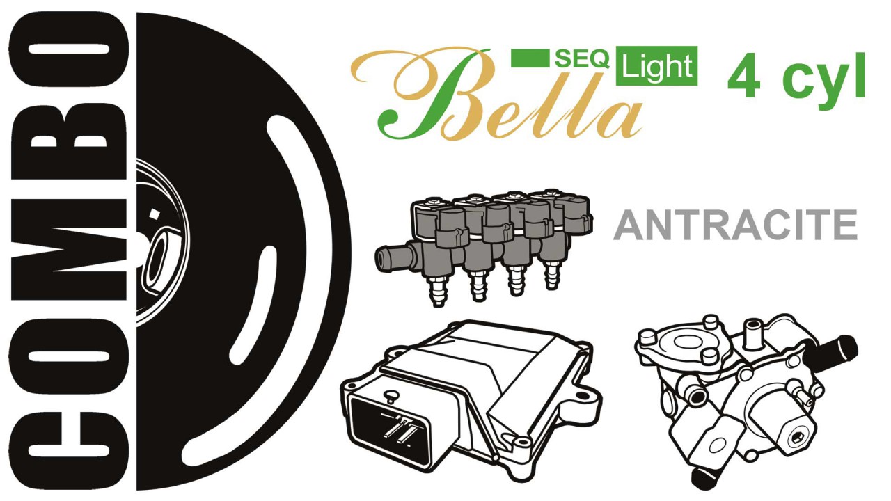 BELLA SEQ 4 cyl. z ANTRACITE