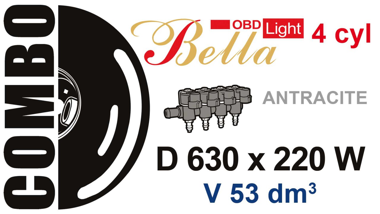 BELLA OBD 4 cyl. z ANTRACITE 630220W