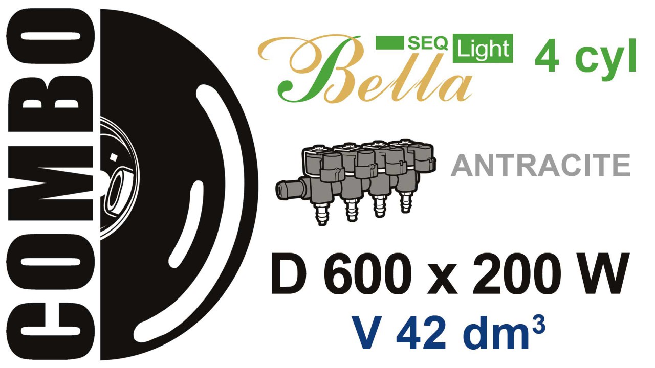 BELLA SEQ 4 c. z ANTRACITE 600200W