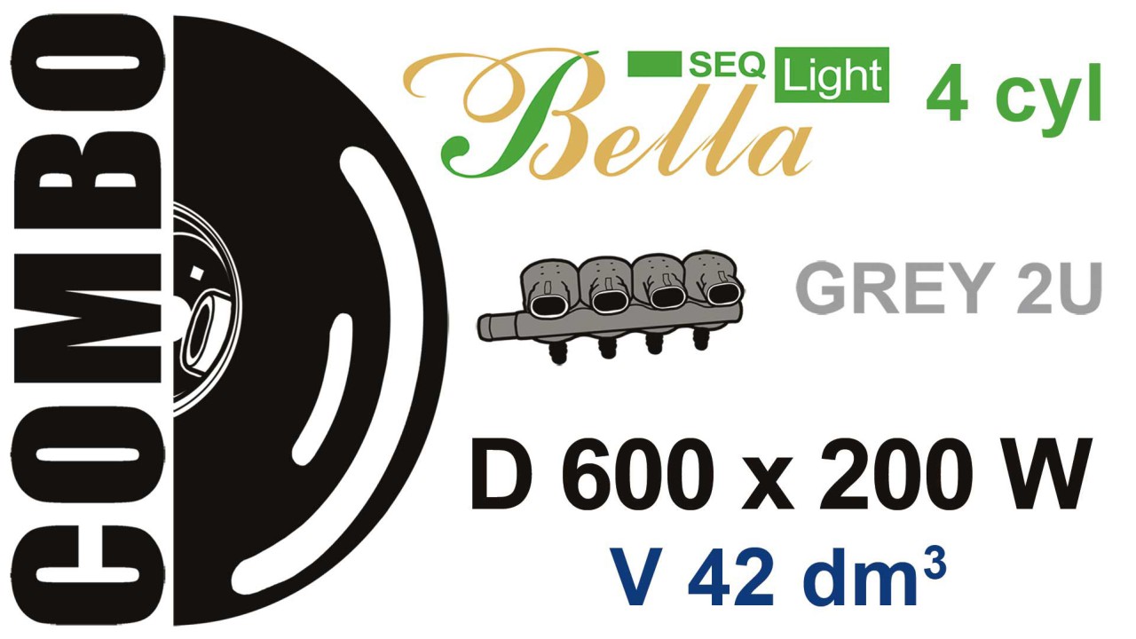 BELLA SEQ 4 c. z GREY 2U 600200W