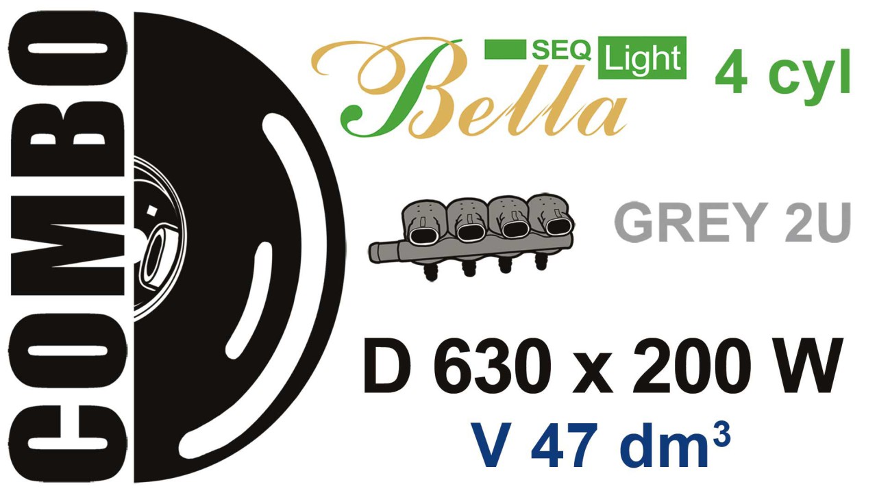 BELLA SEQ 4 c. z GREY 2U 630200W